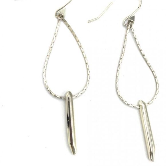 Stella & Dot Jewelry - stella dot ~ rebel drop earrings ~ silver